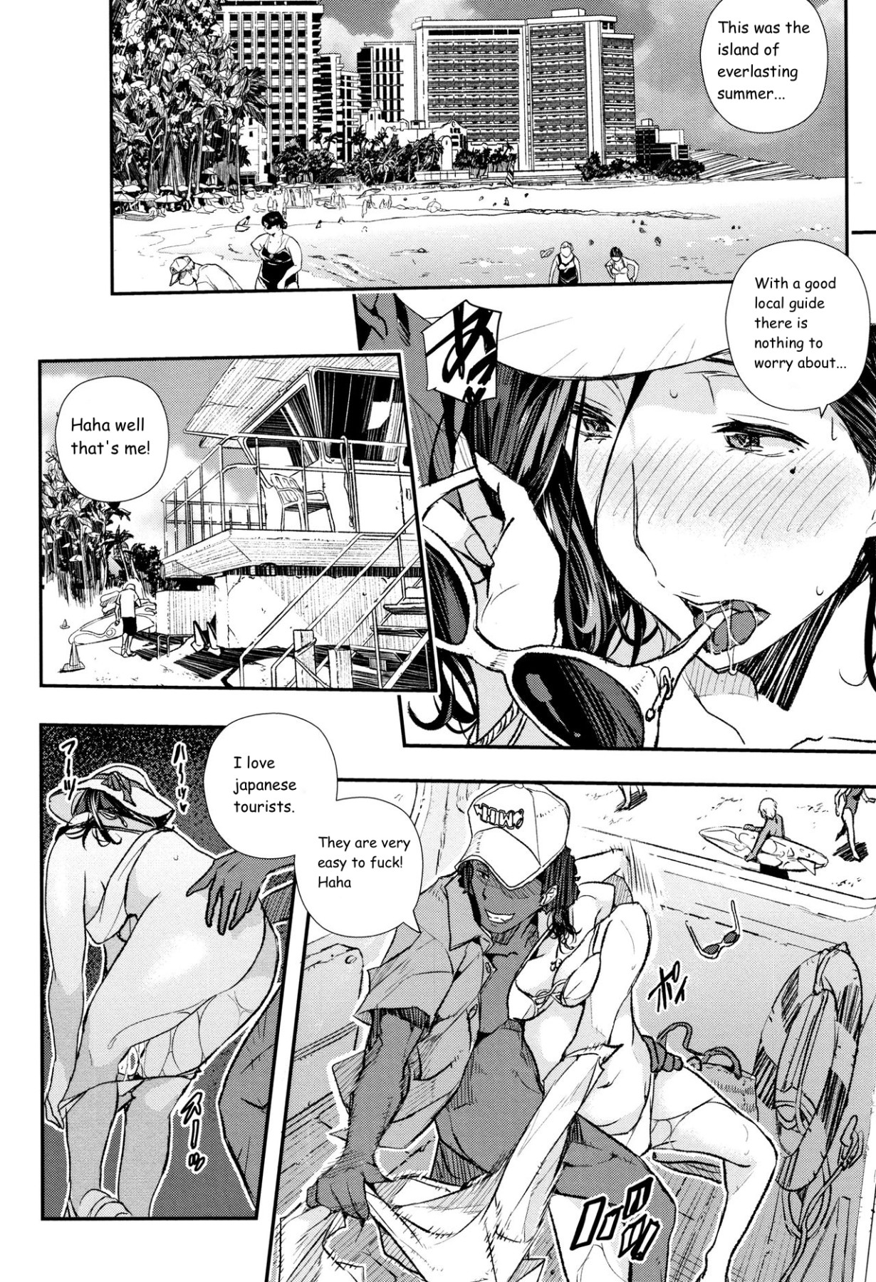 Hentai Manga Comic-The Dangerous Smell of The Island Resort-Read-2